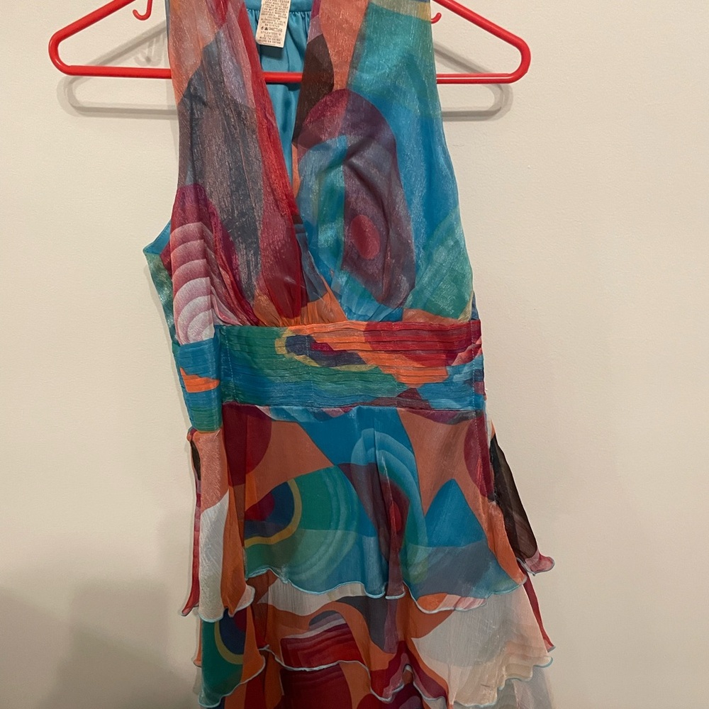 Boutique Colorful Sleeveless Dress